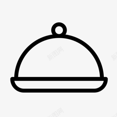 食品封面菜肴厨房图标图标