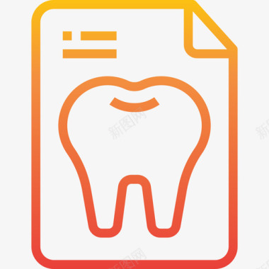 牙科牙科32梯度图标图标