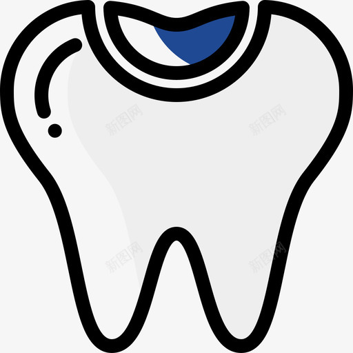 牙齿牙齿护理13颜色缺失图标svg_新图网 https://ixintu.com 牙齿 牙齿护理13 颜色缺失