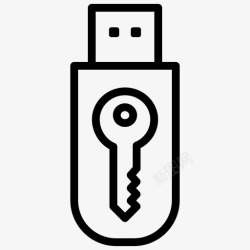 securedpendrive保护lockedpendrive密码保护图标高清图片