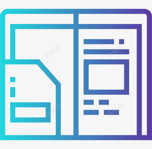文件夹业务324渐变图标svg_新图网 https://ixintu.com 业务 文件夹 渐变