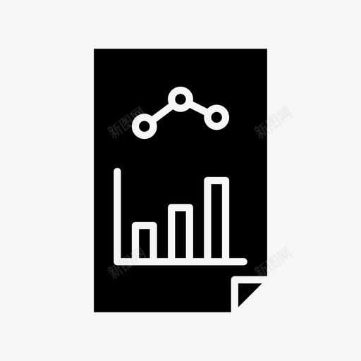 数据文档页面图标svg_新图网 https://ixintu.com 字形 报告 数据 文档 纸张 页面