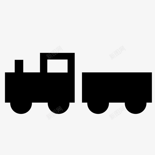 火车车队机动性图标svg_新图网 https://ixintu.com 机动性 火车 货车 车辆 车队