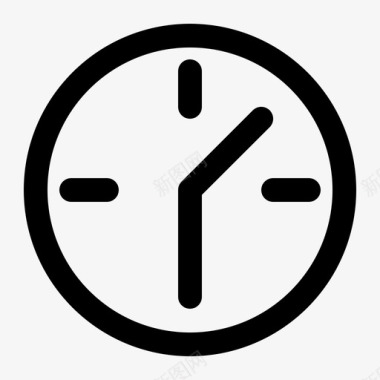 时钟截止日期时间图标图标