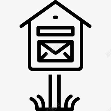 信箱信息邮资图标图标