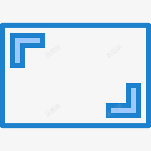 比率照片和视频12蓝色图标svg_新图网 https://ixintu.com 比率 照片 蓝色 视频