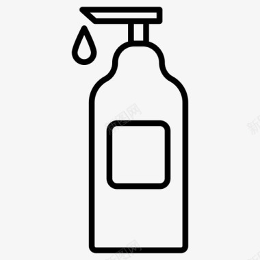 洗手液沐浴露皂液分配器图标图标