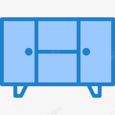 橱柜家具和家居26蓝色图标图标