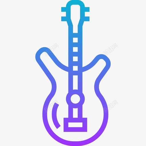 吉他当铺5梯度图标svg_新图网 https://ixintu.com 吉他 当铺 梯度