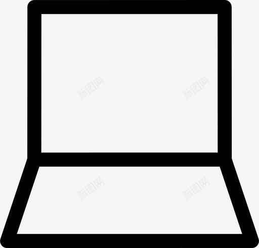 笔记本电脑电脑硬件图标svg_新图网 https://ixintu.com 屏幕 技术 电脑 硬件 笔记本