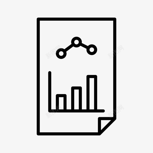 数据文件页面图标svg_新图网 https://ixintu.com 报告 数据 文件 纸张 页面