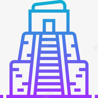 Landmark墨西哥11号梯度图标图标
