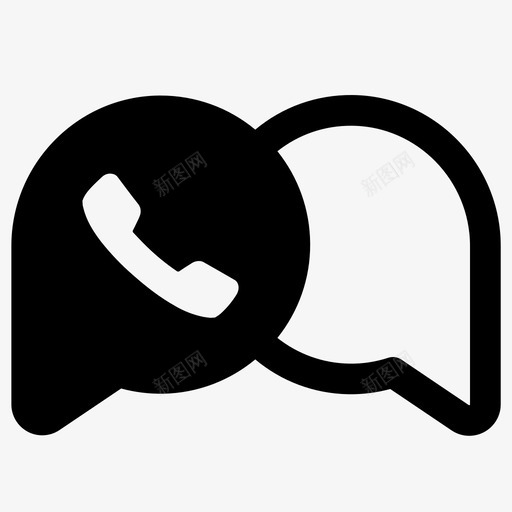 电话拨号通话图标svg_新图网 https://ixintu.com 拨号 电话 购物 通话