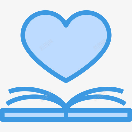 书书和阅读5蓝色图标svg_新图网 https://ixintu.com 蓝色 阅读