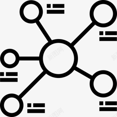 分子科学72线性图标图标