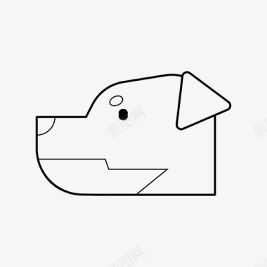 罗威犬犬类警犬类图标图标