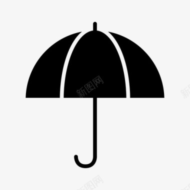 保护雨夏天图标图标