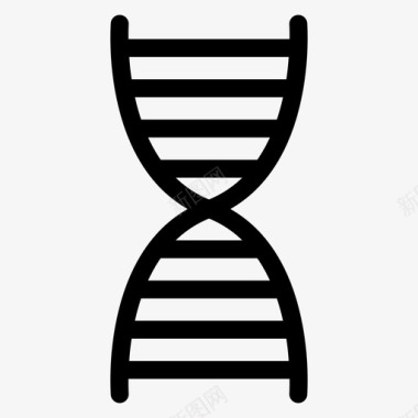 脱氧核糖核酸医学和健康的seto载体图标图标