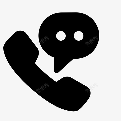 电话拨号通话图标svg_新图网 https://ixintu.com 拨号 电话 购物 通话