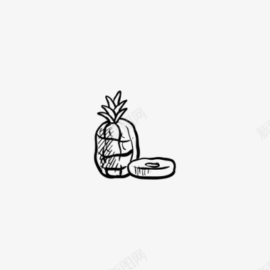 菠萝酸水果图标图标