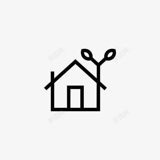 房地产协议房屋图标svg_新图网 https://ixintu.com 协议 房地产 房屋 物业 评级