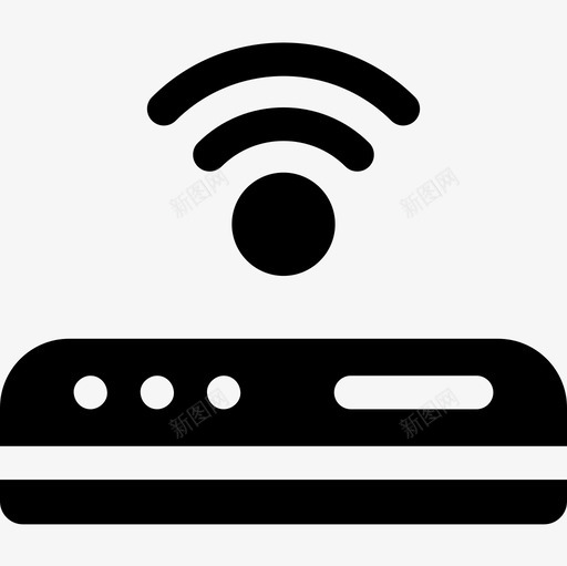 Wifi智能家庭57已填充图标svg_新图网 https://ixintu.com Wifi 填充 家庭 智能