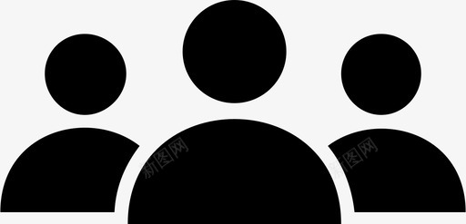 人物头像群组图标svg_新图网 https://ixintu.com 个人资料 人物 头像 用户 群组