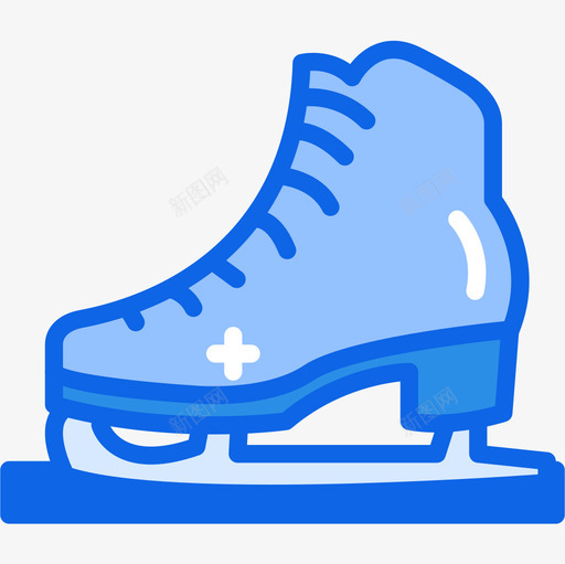 滑冰第9季蓝色图标svg_新图网 https://ixintu.com 滑冰 第9季 蓝色
