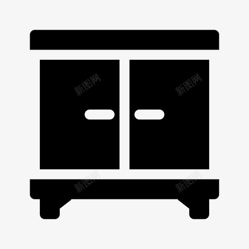 橱柜家具室内图标svg_新图网 https://ixintu.com 储藏室 办公室 室内 家具 家具和室内实木 橱柜