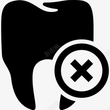 拔牙护理手术图标图标