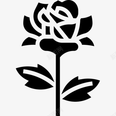 玫瑰摇滚9雕文图标图标