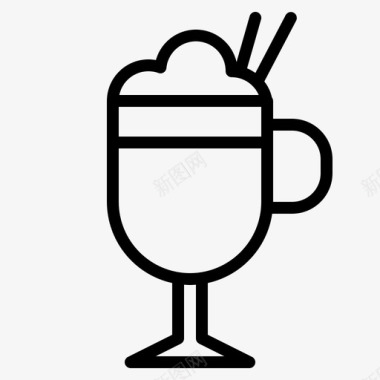 摩卡咖啡咖啡杯图标图标