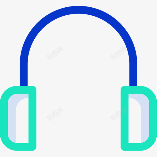 耳机基本图标轮廓颜色svg_新图网 https://ixintu.com 图标 基本 耳机 轮廓 颜色