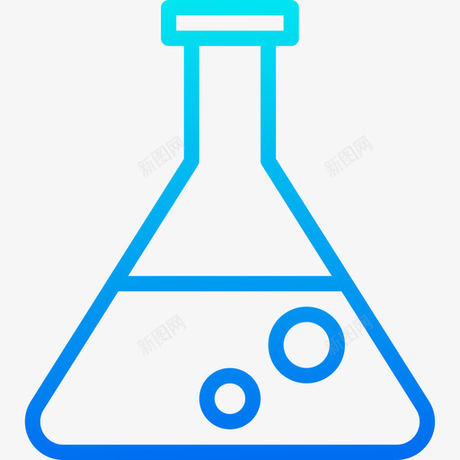 烧瓶科学70梯度图标svg_新图网 https://ixintu.com 梯度 烧瓶 科学70