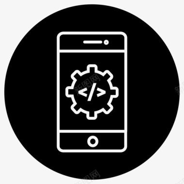 编码开发手机图标图标