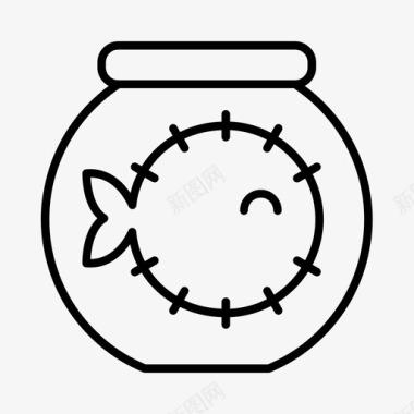 鱼缸动物水生图标图标