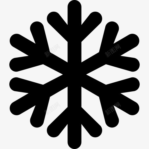snowflakesvg_新图网 https://ixintu.com snowflake