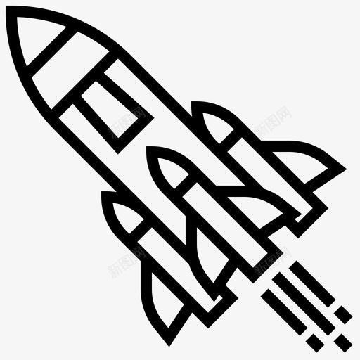宇宙飞船发射火箭图标svg_新图网 https://ixintu.com 发射 宇宙飞船 火箭 科学 运输工具