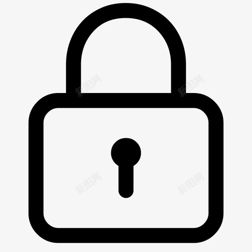 lock - simple-line-isvg_新图网 https://ixintu.com lock - simple-line-i