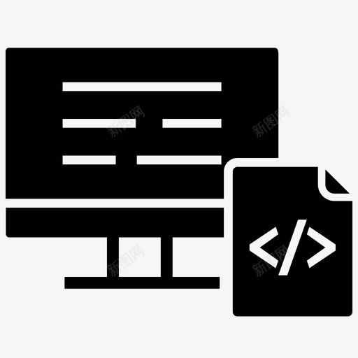 系统日志自动化文件图标svg_新图网 https://ixintu.com 填充 文件 日志 测试 源代码 系统 脚本 自动化 软件