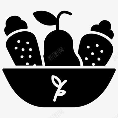 果篮减肥食品天然食品图标图标
