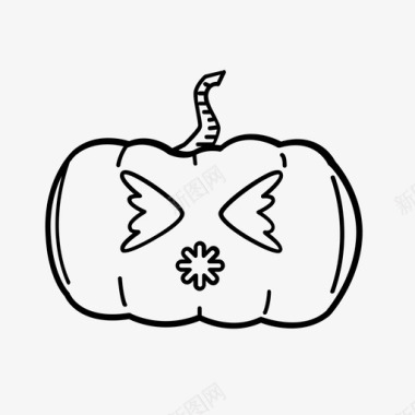 杰克的灯笼节日鬼魂图标图标