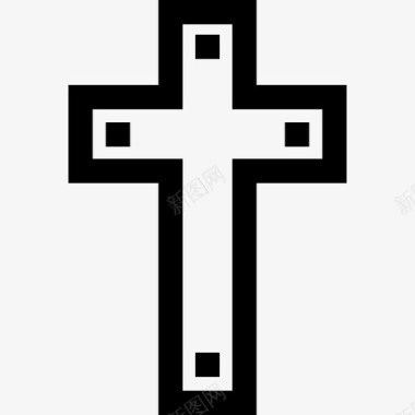 十字架葬礼9直系图标图标