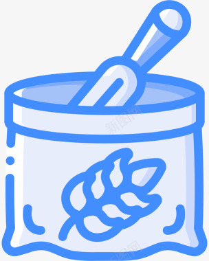 麦芽蒸馏和酿造4蓝色图标图标