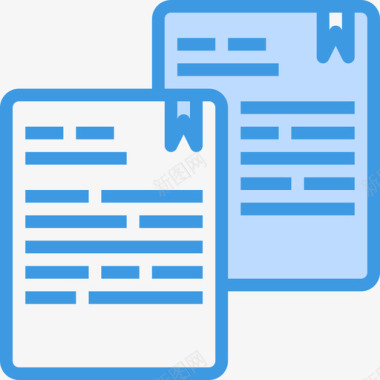 复制文件和文件夹4蓝色图标图标