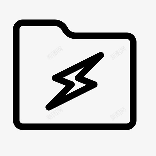 lightning文件夹集合目录图标svg_新图网 https://ixintu.com lightning文件夹 文件夹目录 电源 目录 组 集合