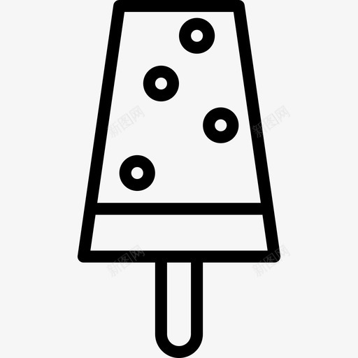 冰棒冰淇淋20直线型图标svg_新图网 https://ixintu.com 冰棒 冰淇淋20 直线型