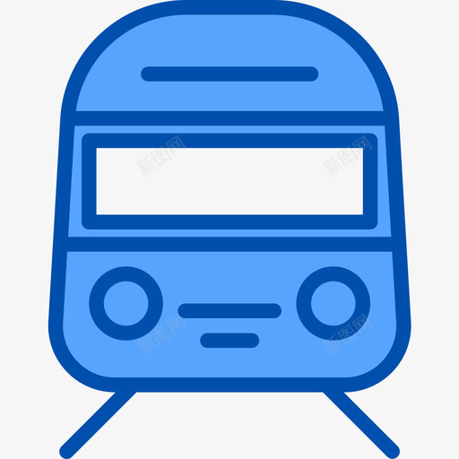 火车运输111蓝色图标svg_新图网 https://ixintu.com 火车 蓝色 运输