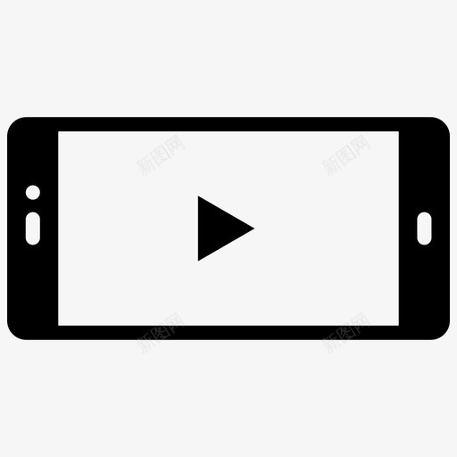 视频便携小工具多媒体图标svg_新图网 https://ixintu.com 多媒体 小工具 技术 智能设备 视频便携