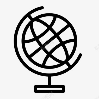 地球仪桌面球仪图标图标